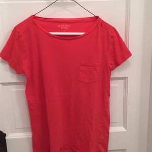 No longer available JCrew girl’s neon red tshirt